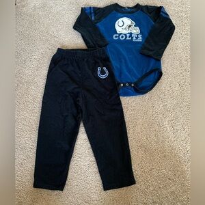 EUC Indianapolis Colts 24 month outfit / set